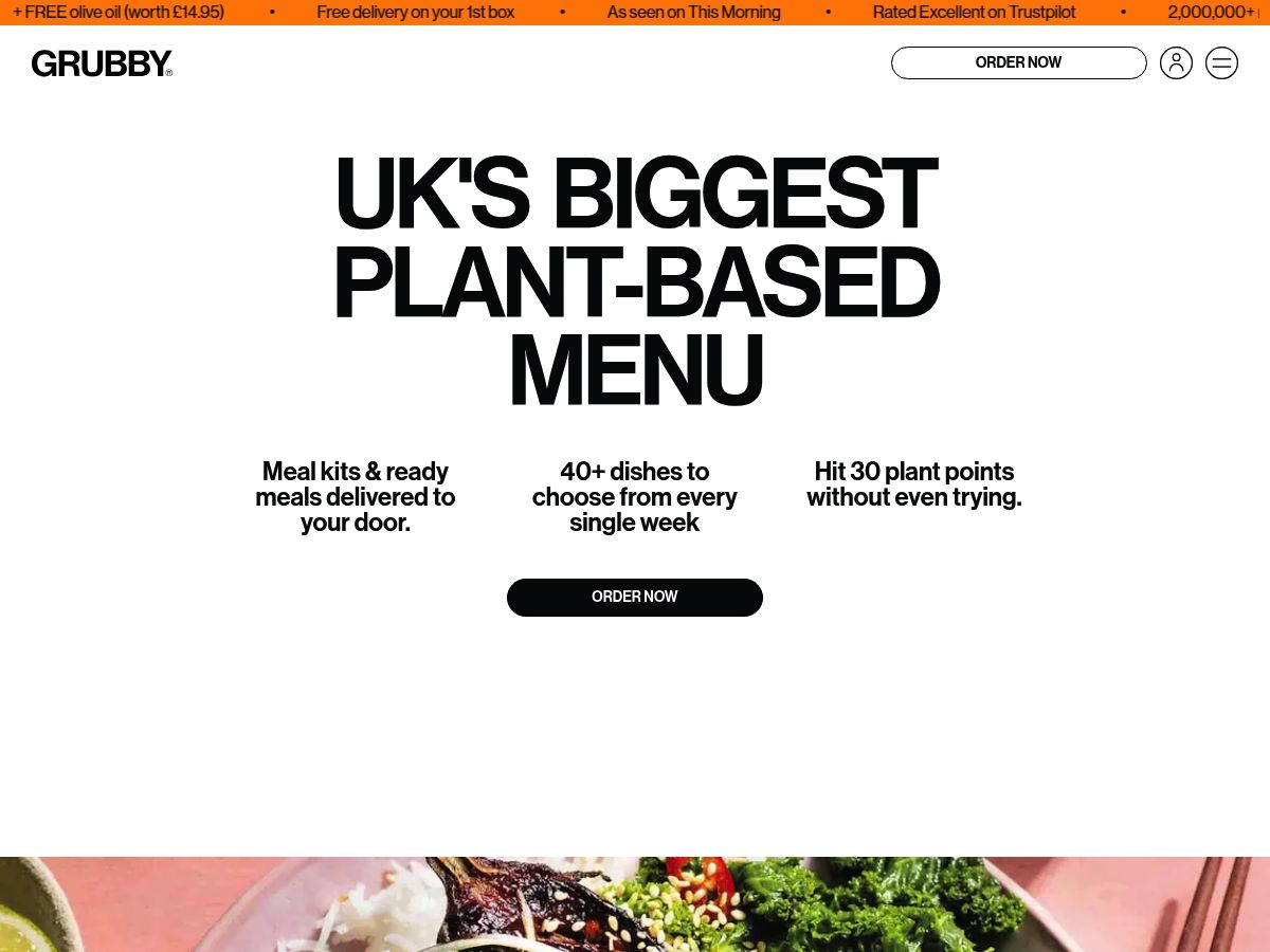 Grubby website screenshot